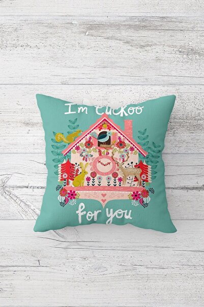 Pelangi خمر الوقواق الطيور مزدوجة الجانب مطبوعة مخفي انغلق وسادة رمي وسادة مق...