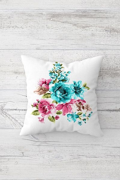 linazaitun One Side Printed Hidden Zipper Decorative Pillowcase Throw Pillow Case Seat Pillowcase