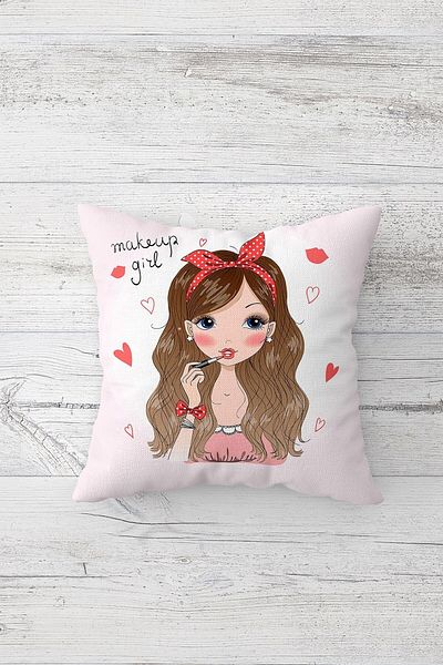 linazaitun One Side Printed Hidden Zipper Decorative Pillowcase Throw Pillow Case Seat Pillowcase