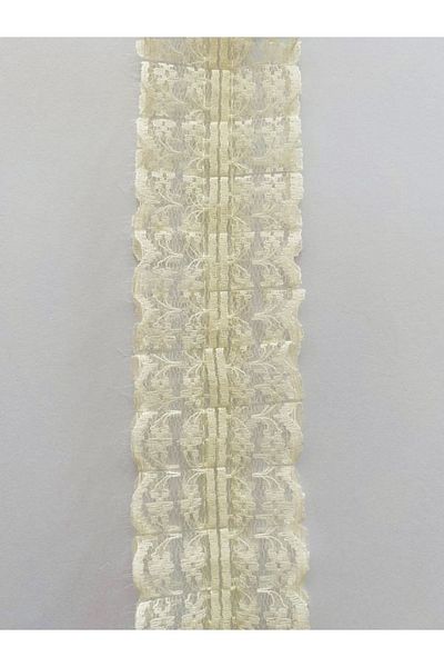 Fantastik Lace Pleat Width: 4.5cm Quantity: 1 Meter