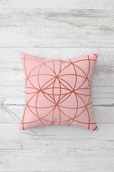 linazaitun One Side Printed Hidden Zipper Decorative Pillowcase Throw Pillow ...