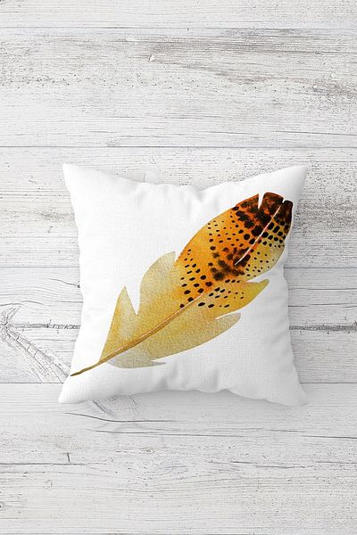 linazaitun One Side Printed Hidden Zipper Decorative Pillowcase Throw Pillow Case Seat Pillowcase