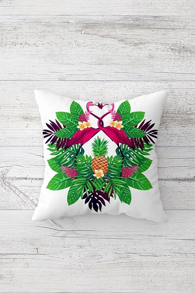 linazaitun One Side Printed Hidden Zipper Decorative Pillowcase Throw Pillow Case Seat Pillowcase