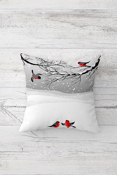 linazaitun One Side Printed Hidden Zipper Decorative Pillowcase Throw Pillow Case Seat Pillowcase
