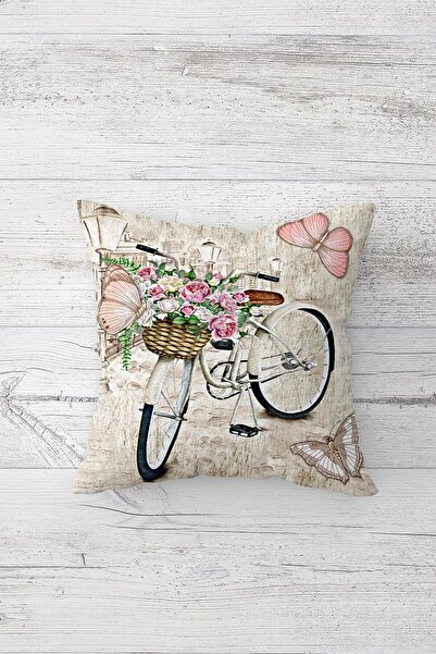 linazaitun Διακοσμητική μαξιλαροθήκη με κρυφό φερμουάρ με στάμπα μονής πλευρά...