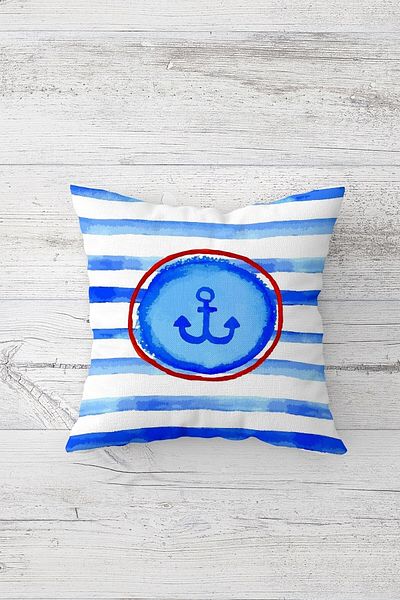 linazaitun One Side Printed Hidden Zipper Decorative Pillowcase Throw Pillow Case Seat Pillowcase