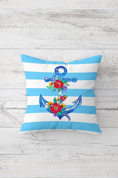linazaitun One Side Printed Hidden Zipper Decorative Pillowcase Throw Pillow Case Seat Pillowcase