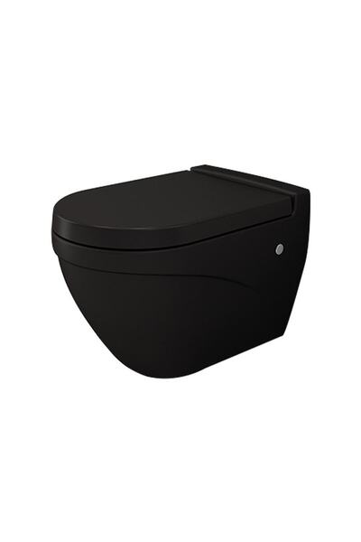 Bocchi Taormina Arch Asma Klozet Mat Siyah Kapak Hariç 1012-004-0128