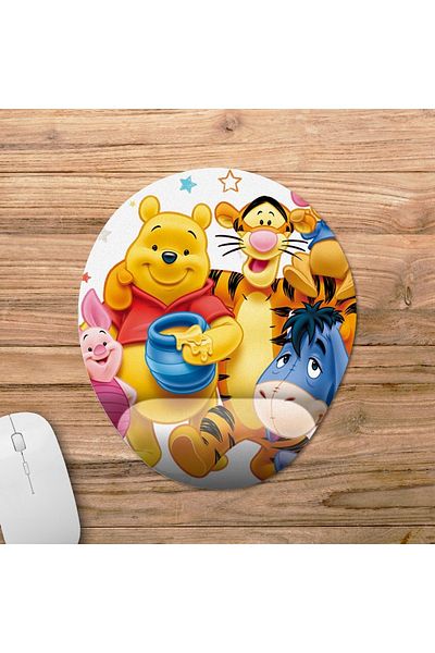 Pixxa Mousepad με στήριγμα καρπού Pooh - 1 Mimbshopp 1055529, Star Collections 1037065