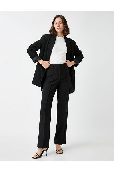 Koton Gerippte Hose mit weitem Bein