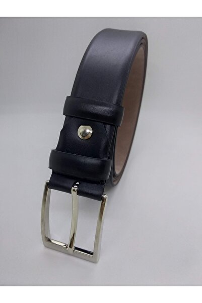 Gutiero Costum pentru bărbați cu centură din piele clasică, neagră, simplă, a...