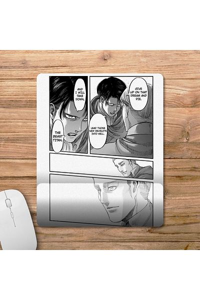 Pixxa موديل لوحة ماوس بمساعدة المعصم من Attack On Titan Manga - 1
