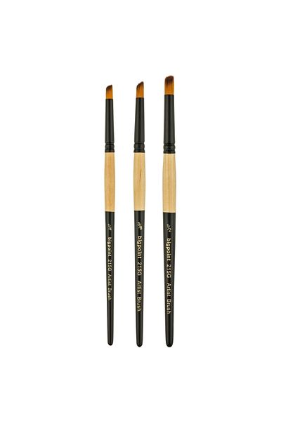 Bigpoint 215G Series Synthetic Bristle Deer Foot Brush No: 1/2 ( 1 Piece )