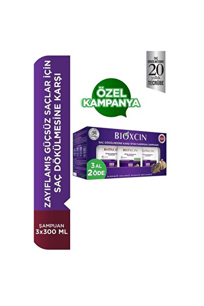 Bioxcin Sarımsak Saç Dökülmesin Karşı Avantajlı Paket