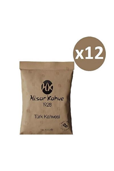 Hisar Kahve Türk Kahvesi 100 Gr X 12 Paket