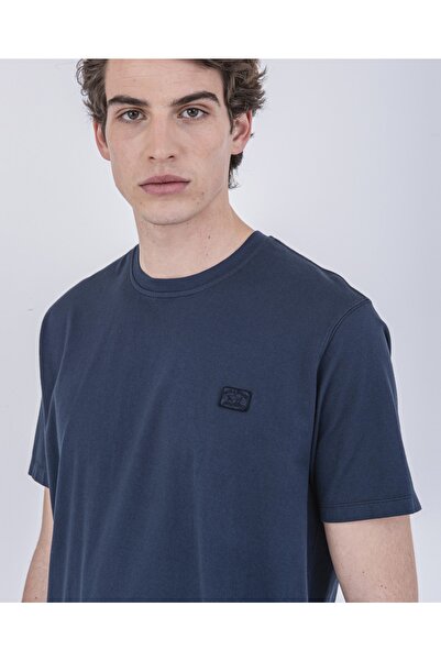 PAUL&SHARK Ανδρικό πλεκτό μπλουζάκι C.w. Βαμβάκι