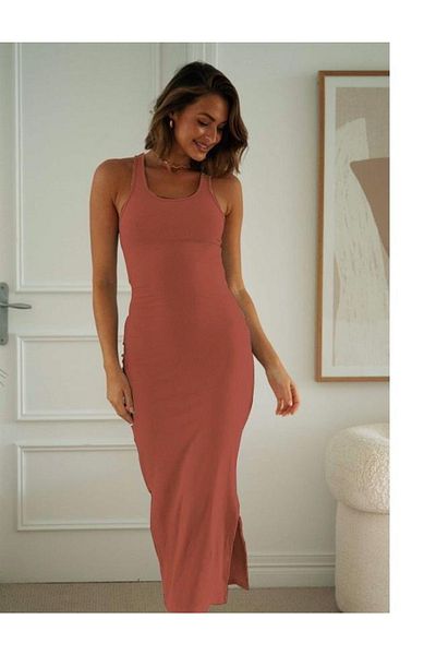 charango Φόρεμα Club Soda Lycra Camisole με διπλό σκίσιμο