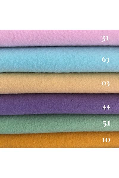 Yumuşakkeçe Thin Soft Felt 100*100 Cm 6 Colors