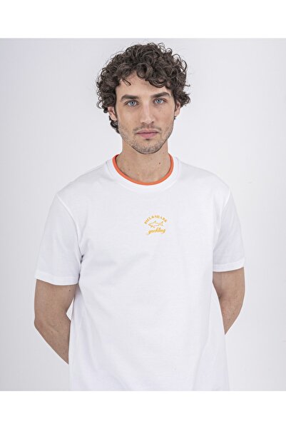 PAUL&SHARK Ανδρικό μπλουζάκι με πλεκτό K - C.w. Βαμβάκι