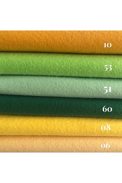 Yumuşakkeçe Thin Soft Felt 100*50 Cm 6 Colors