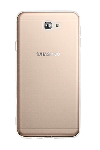 mooodcase Samsung J7 Prime Premium Silikonlu Şeffaf Telefon Kılıfı Mchzr