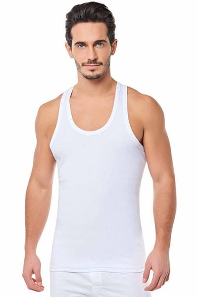 Tutku Tricou sport Ribana pentru bărbați 6 L 118 |   Alb