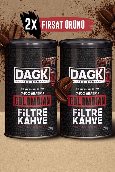 Dagk Colombian Filter Coffee 2x200g Deal Product