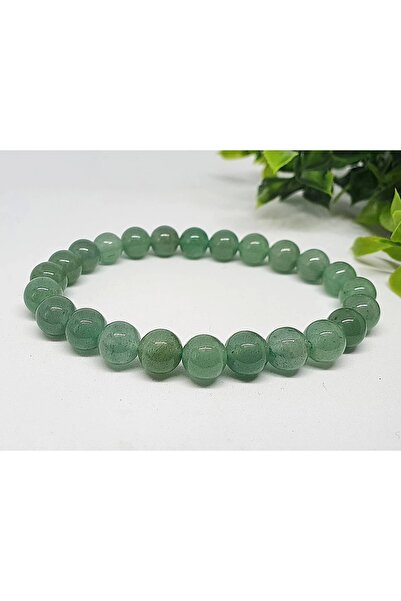 Padore Accessory سوار Aventurine من الحجر الطبيعي باللون الأخضر الأنيق جدًا