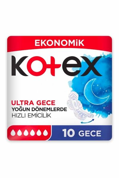 Kotex Ultra Double Sanitary Pad Night 10Pcs