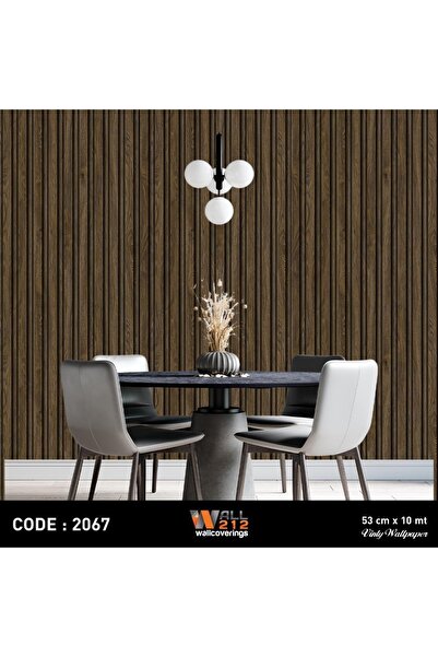 Oskar Duvar Çıtası Görünümlü 3d Duvar Kağıdı(5m2)