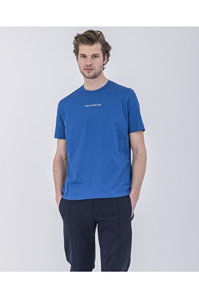 PAUL&SHARK Ανδρικό πλεκτό μπλουζάκι C.w. Βαμβάκι