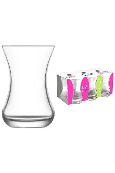 LAV Demet 48 Parça (1 KOLİ) Çay Bardağı Dmt303 (8 PAKET)