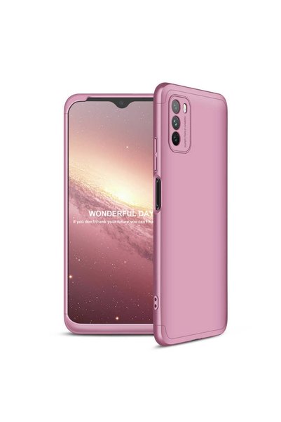 noktaks حافظة Xiaomi Poco M3 مكونة من أربع قطع Ggk 360 حماية كاملة Ays (بما ف...