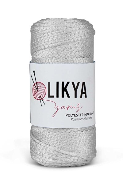 Likya Polyester Makrome Ipi Parlak Kemik 3 Numara |100gr|