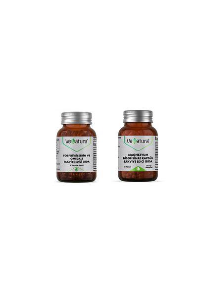 VeNatura Phosphotydylcerin and Omega 3 30 Capsules + Magnesium Bisglicinate 60 Tablets