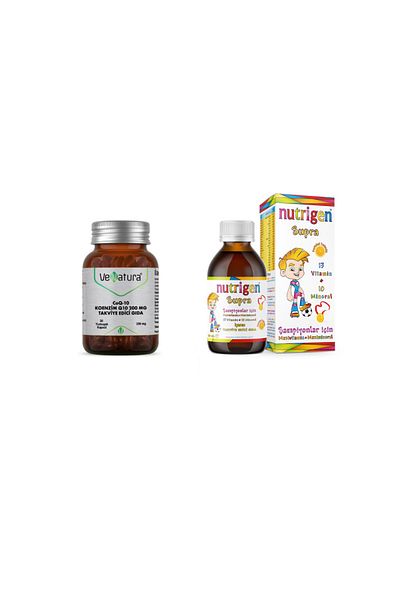 VeNatura Coenzyme Q10 200Mg- 30 Soft Capsules andSupraOrange Flavor 200 Ml