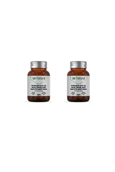 VeNatura Coenzyme Q10, Alpha Lipoic Acid 60 Capsules X2 Pieces
