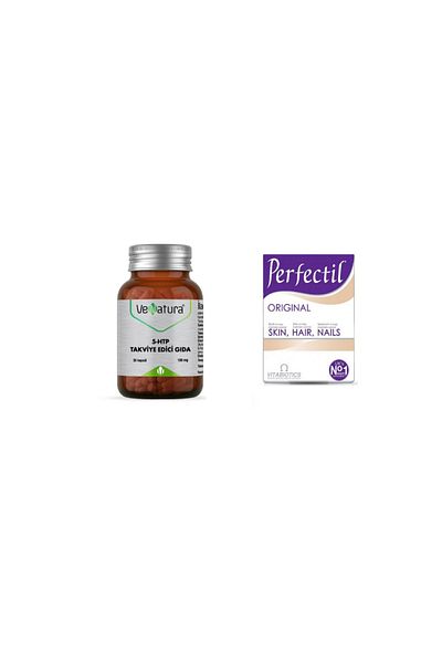 VeNatura 5-HTP 100 Mg 30 Capsules + Perfectil 30 Tablets