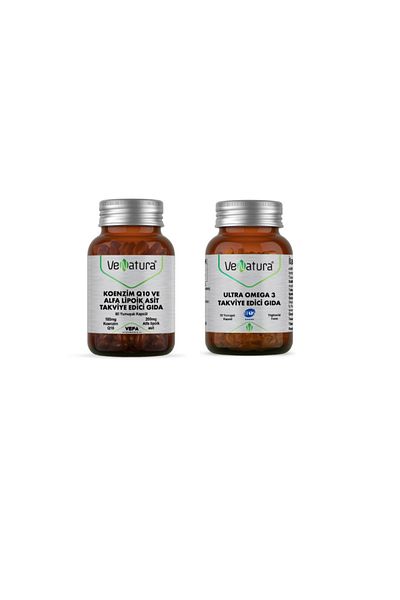 VeNatura Ultra Omega3 30 Capsules + Coenzyme Q10 And Alpha Lipoic Acid 60 Capsules