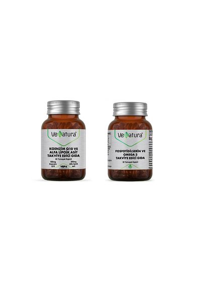 VeNatura Phosphotydilcerin And Omega 3 30 Capsules + Coenzyme Q10 And Alpha Lipoic Acid 60 Capsules