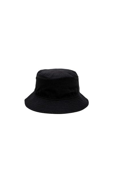 Luna Nueva Plain Black Fisherman Hat Bucket Hat 100% Cotton Bucket Hat 1stQuality