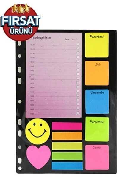 Paste Notes Set de hârtie lipicioasă Notă de vară