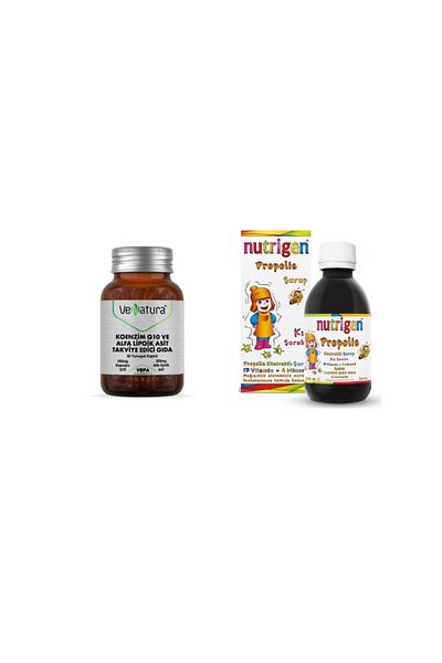 VeNatura Propolis Coenzyme Q10 and Alpha Lipoic Acid - Winter Syrup for Children 200 ml