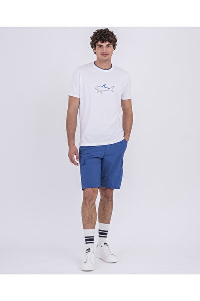 PAUL&SHARK Ανδρικό πλεκτό μπλουζάκι C.w. Βαμβάκι