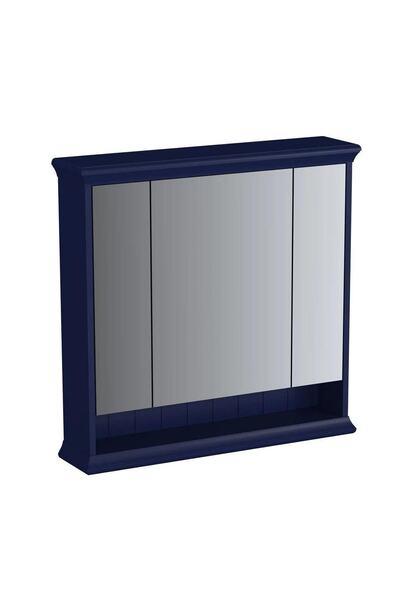 VitrA Valarte Neo 80 Cm Mavi Banyo Dolabı Aynalı Üst Modül 65793