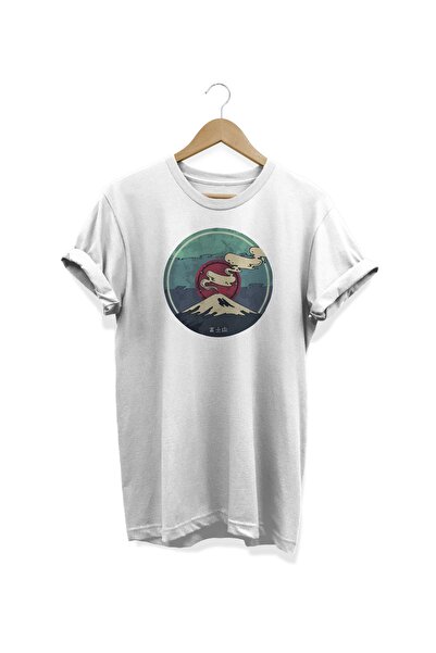 WİDİ Planina Štampano Bela T-shirt