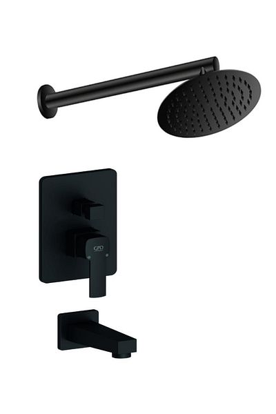 GPD Mab160-s Built-in Shower Set Pedra Black Ads28-s