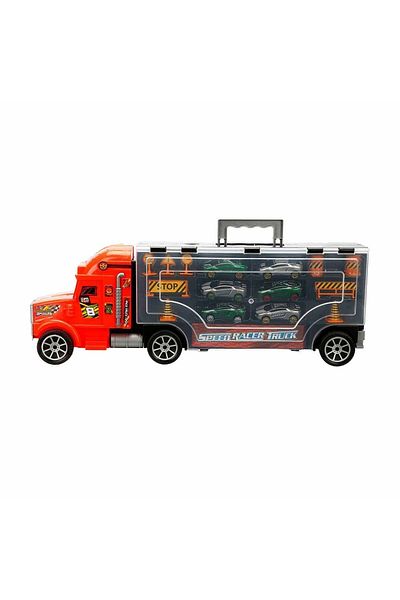 Toysan Speed Racer 6 Vehicle Transporter with Bag - Orange