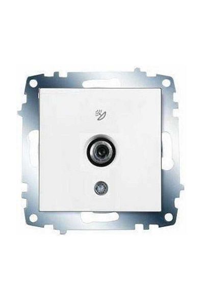 VİKO Karre Meridian White F Connector Terminal Satellite Socket- 90967009