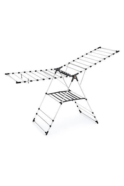 Genel Markalar Şık Alüminyum Paslanmaz Çamaşır Kurutma Askısı, Gri Renk